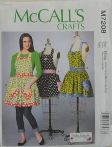 McCalls 7208 - Misses' Aprons with Petticoat - Picture 1 of 2