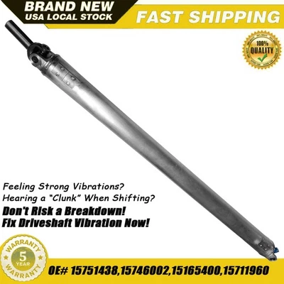 Drive Shaft Aluminum For Chevrolet GMC 1999-2005 Silverado/Sierra 1500 15711960 Foto 1 de 4