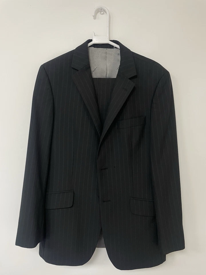 Traje de hombre Ben Sherman 2 piezas negro talla chaqueta 38-pantalones de pecho W32-L31.5 Foto 1 de 4