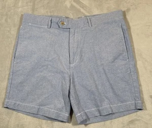 Daniel Cremieux Newport Khaki Shorts Casual Men's Shorts Size 35x9 Light Blue - Picture 1 of 10