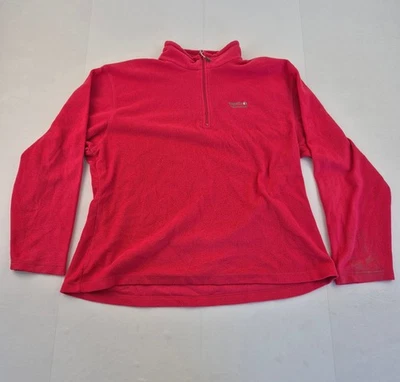 REGATTA Fleece Sweatshirt 20 Pink Women's 1/4 Zip Pullover Activewear Jumper - Image 1 of 4