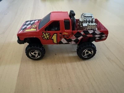 1991 Hot Wheels #1 Red Nissan Hardbody Pickup Truck #131 SLB2 - Imagem 1 de 3