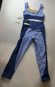 New with Tags Old Navy Active (Blue) Sports Bra & Leggings Set Girls S (6-7) - Picture 1 of 4