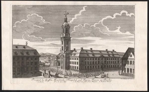 Berlin Friedrichs-Waisenhaus Rummelsburg Gravure Schleuen Cuivre 1780 - Bild 1 von 1