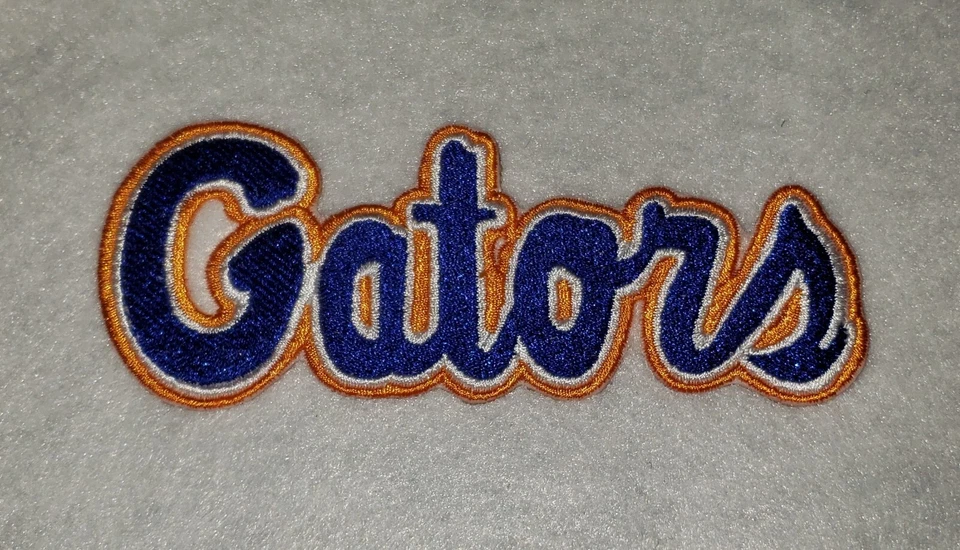 Parche de apliques bordados de hierro Gators de 5 pulgadas Foto 1 de 1