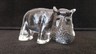 Original Glas Figur Nilpferd Kosta Boda Zoo-Serie Erik Höglund Design Schweden 