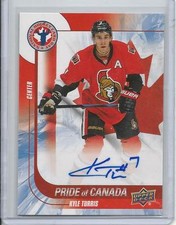 2015-16 Upper Deck Kyle Turris NHCD Auto #CANKT (Extremely Rare) Mint