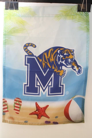 Memphis tigers Garden Flag Single Sided 18" X 12" Cover