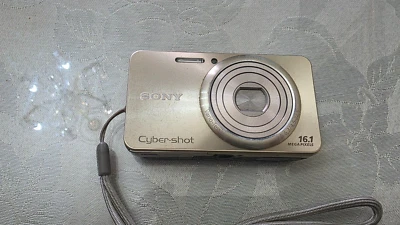 Sony Cyber-Shot DSC-W570 16.1MP 5x Digital Camera Gold - Image 1 of 4