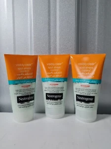 3x Neutrogena Visibly Clear Spot Stress Control Scrub 150ml Free Ship (3 Pack) - Picture 1 of 1