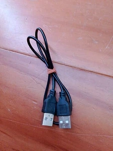 USB to USB Charge and Sync Data Cable - Black, 18" - Picture 1 of 3