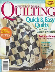 American Patchwork & Quilting Magazine - August 2009 - #99 - Picture 1 of 3