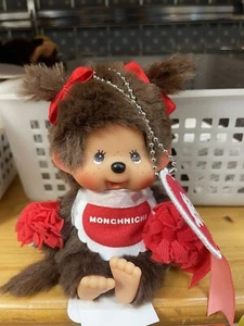 MONCHHICHI Mädchen - Plüschpuppe Schlüsselanhänger Happy Color - Bild 1 von 1