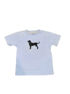 The Black Dog Classic Collection Tee T Shirt Light Blue Black Logo Boys XS (4) - Picture 1 of 3