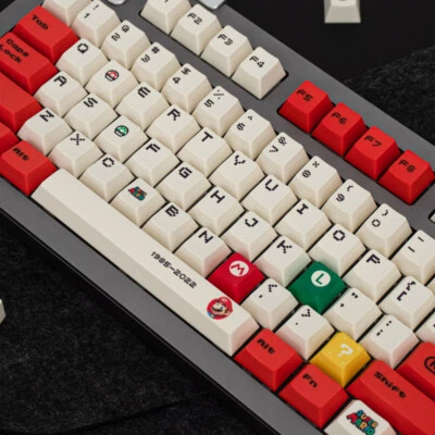 Game Mario Theme Keycap 131 Pcs PBT MX Cherry Height for Mechanical Keyboard - Image 1 of 4