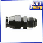 8An An8 -8An Straight Male To 1/2" 0.5'' Hard Line Tube Adapter Black