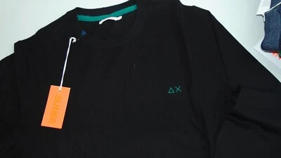 MAGLIONE SUN 68  MISTO LANA TG S-46 145,00 CART. SUN-A65 NERO - Immagine 1 di 4