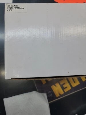 6 Pack - Epson ERC-32 Purple Ribbon Ink ERC32  ER-5115II MA-1350 MA-1530 - Image 1 of 3