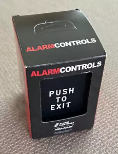 Alarm Controls PS5-513 “PUSH TO EXIT” 1-Gang Push Plate Pneumatic Time Delay - Picture 1 of 8