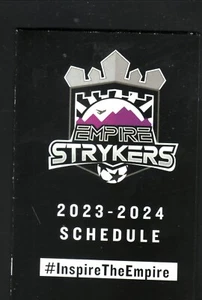 Empire Strykers--2023-24 Pocket Schedule--MASL - Picture 1 of 1