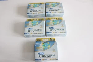 5 Units of Oral-B Triumph Floss Action Brush Heads EB25-3 NEW - Picture 1 of 5