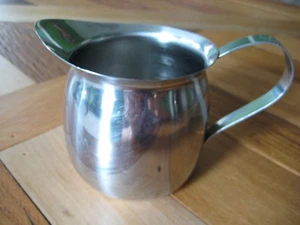 VOLLRATH 8-8 Stainless Steel 3" Tall Creamer Pitcher 46008 Korea - Picture 1 of 7