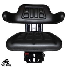 Black Tractor Suspension Seat Fits Ford / New Holland 600 601 800 801 860