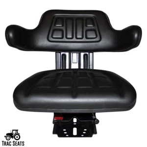 Black TracSeats Tractor Suspension Seat Fits Ford / New Holland 2N 8N 9N NAA 640 - Picture 1 of 10