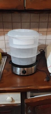 Russell Hobbs Cook@Home 9L 800W Vaporiera - Argento - Immagine 1 di 4