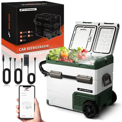 Refrigerador portátil para automóvil 54,2 L/57 QT refrigerador congelador con control de aplicación 12 V Foto 1 de 4