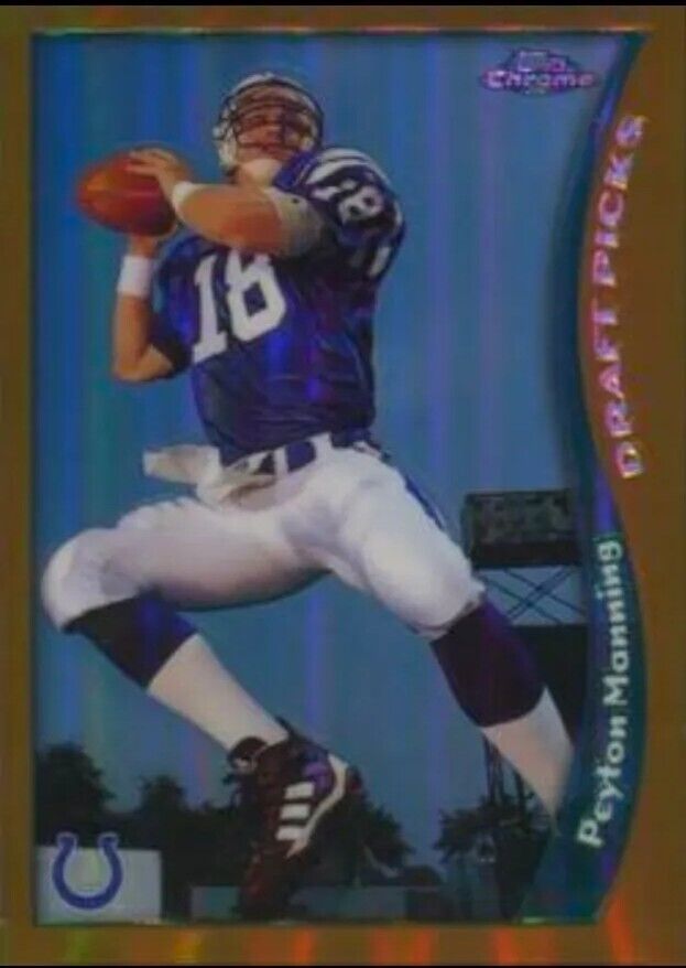 1998 Topps Chrome - Refractor #165 Peyton Manning (RC)