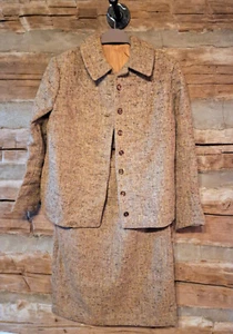 1950er Damen Donegal Tweed Anzug, handgefertigt (ca. US Größe 8) - Bild 1 von 9