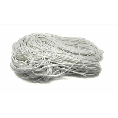 JULZ BEADS 70m White Waxed Cotton Cord 1mm Macrame Shamballa Jewellery Making J08086