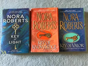 Nora Robert 3 Book Set - Key Trilogy Set - Key of Light and MORE! - USED - Picture 1 of 6
