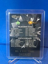 2023/24 CRICKET TRADERS LUXE MOJO BLACK DIAMOND BBL & WBBL TEAMS CHECKLIST 24/28