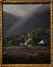 Blue Ridge Painting Original Mountains Landscape impressionism Signed UNFRAMED 