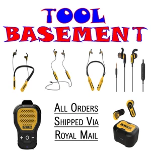 DEWALT Brand New Earbuds with Charging Case and Earphones - Mobile Options - Picture 1 of 7