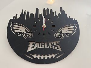 Philadelphia Eagles ENJOYMYWOOD Handmade Wooden Wall Clock 🔥🏈🔥 (NEW!)