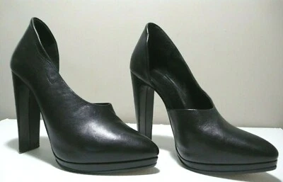 Zapatos de salón 3.1 PHILLIP LIM ALEC de cuero negro con plataforma D'Orsay talla 38 1/2 $575 Foto 1 de 4