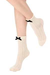 Oroblu Papillon Opaque Socks - Picture 1 of 5