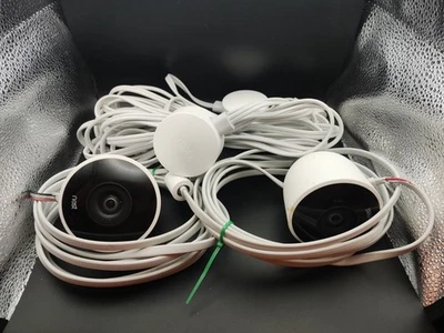 READ DESCRIPTION 2 Google Nest Cams Outdoor Security Cameras 1st Gen NC2100ES - Image 1 of 4