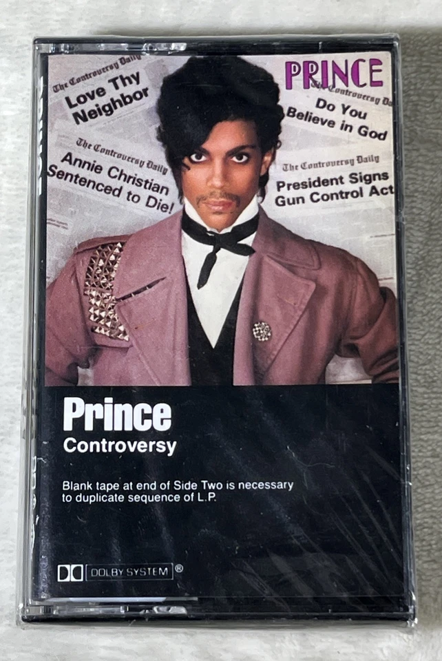 Prince Controversy SEALED Cassette Tape 1981 Warner Bros - Image 1 of 4
