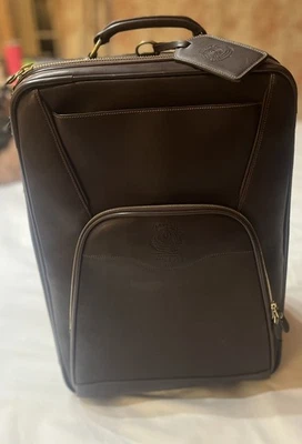 Pontón Ghurka Nº "Maleta de mano 232 de cuero marrón oscuro con ruedas de 22"" $2400" Foto 1 de 4