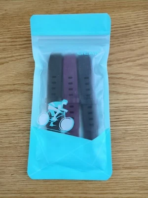 Bandas de repuesto GEAK Fitbit Alta - Paquete de 3 - Negro, azul marino, ciruela Foto 1 de 2