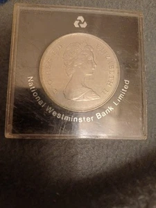 1980 Crown coin, The 80th Birthday of Queen Elizabeth The Queen Mother Coin. - Picture 1 of 3