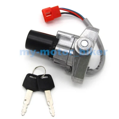 Ignition Key Switch for Yamaha XVS650 V-Star Custom/XVS650A V-Star Classic 98-16 - Image 1 of 4