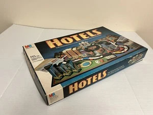 Milton Bradley Hotels 3D Board Game 1987 Complete Vtg EUC Excellent - Picture 1 of 14