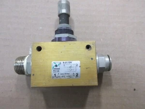 UNIDIRECTIONAL FLOW REGULATOR G1/2 REF. PNEUMAX 6.01.12N - Picture 1 of 3