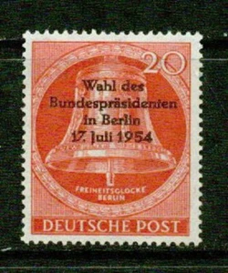 GERMANY (BERLIN)   -1954- PRESIDENTIAL ELECTION-VF* - Picture 1 of 1