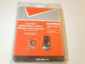 SanDisk MobileMate Micro Memory Card Reader SSDR-121S-V11M. New/Sealed - Picture 1 of 4
